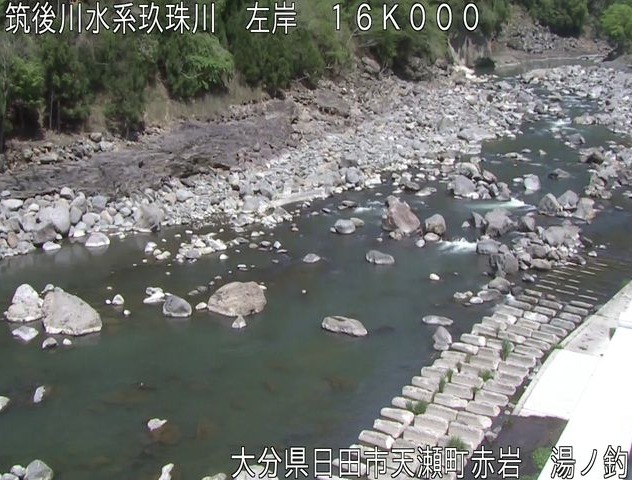 玖珠川左岸16.0K湯ノ釣