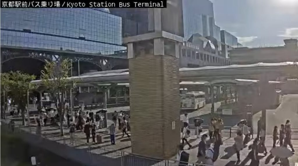 京都駅前バス乗り場