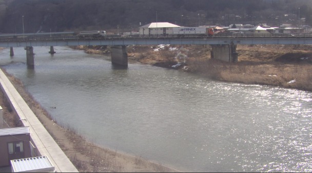 馬淵川古牧橋近郊