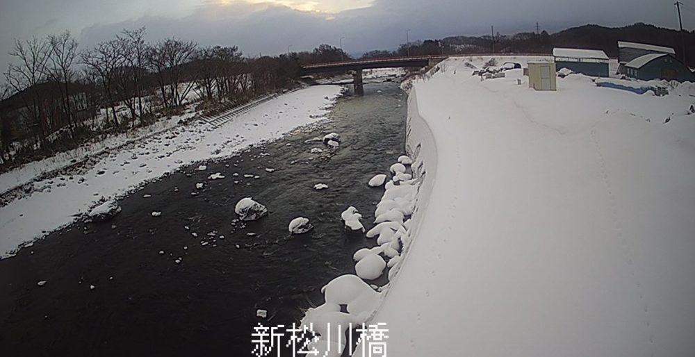 松川新松川橋ライブカメラ(岩手県八幡平市大更) ライブカメラJAPAN FUJIYAMA