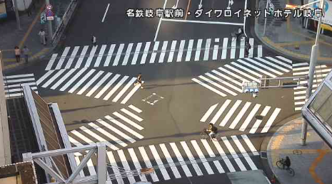 名鉄岐阜駅前交差点