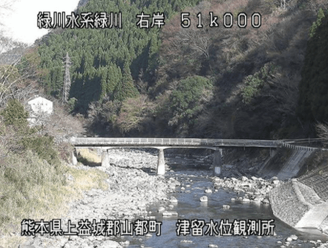 緑川津留水位観測所