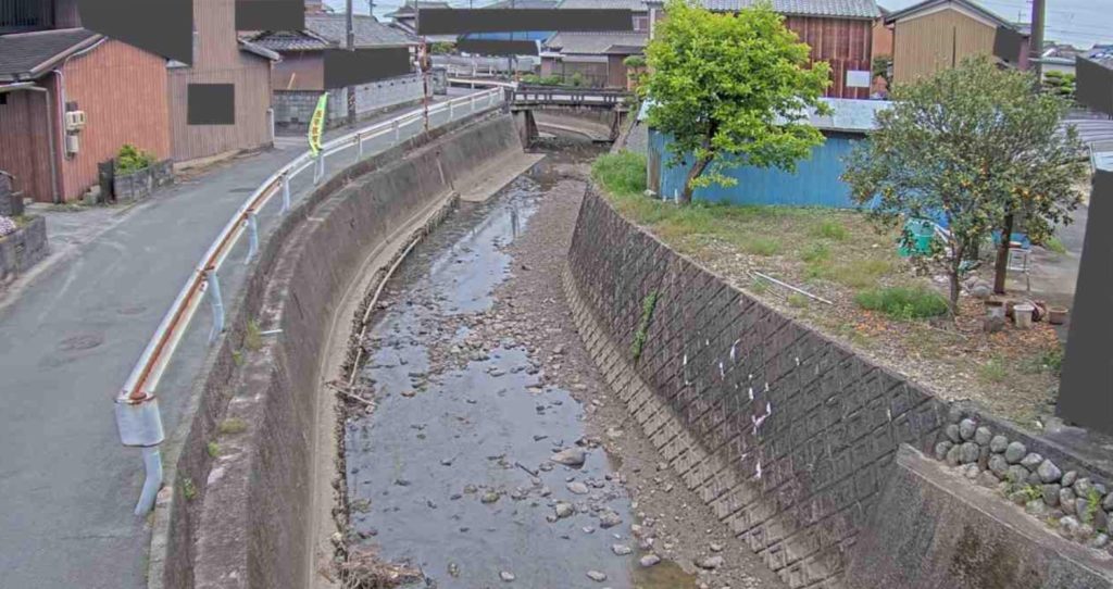 三渡川田村橋上流