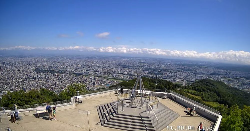 藻岩山山頂展望台