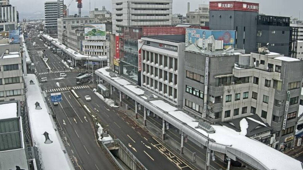 長岡駅前大手通り交差点