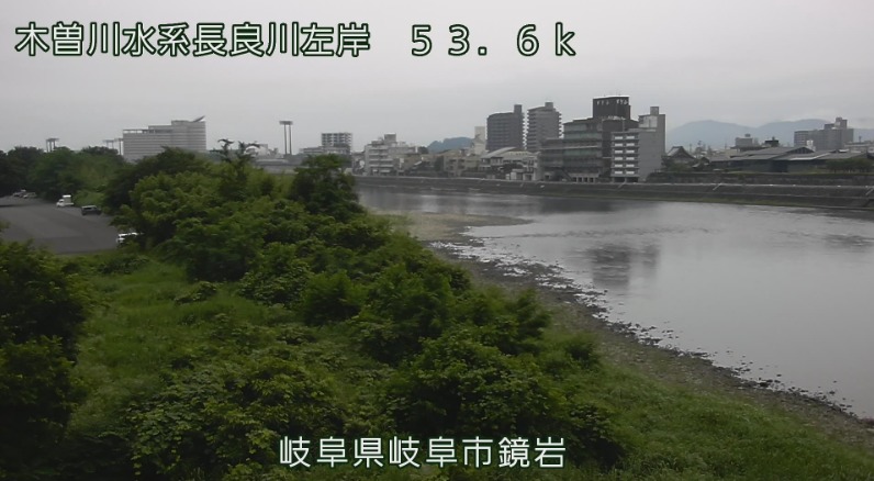 長良川左岸53.6K鏡岩
