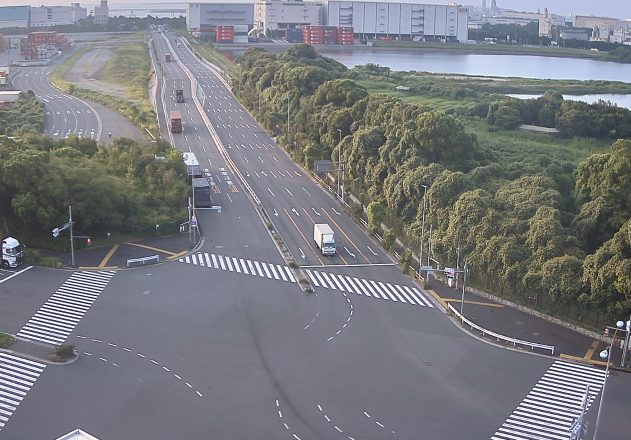 大井埠頭野鳥公園東交差点城南島方面