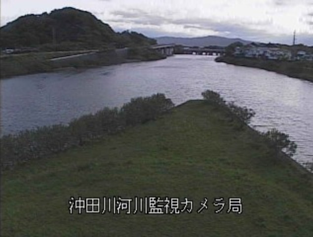 沖田川井替川合流点