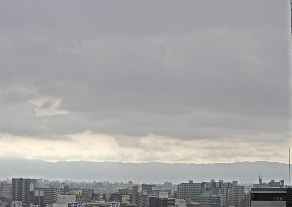 大阪市阿倍野区上空