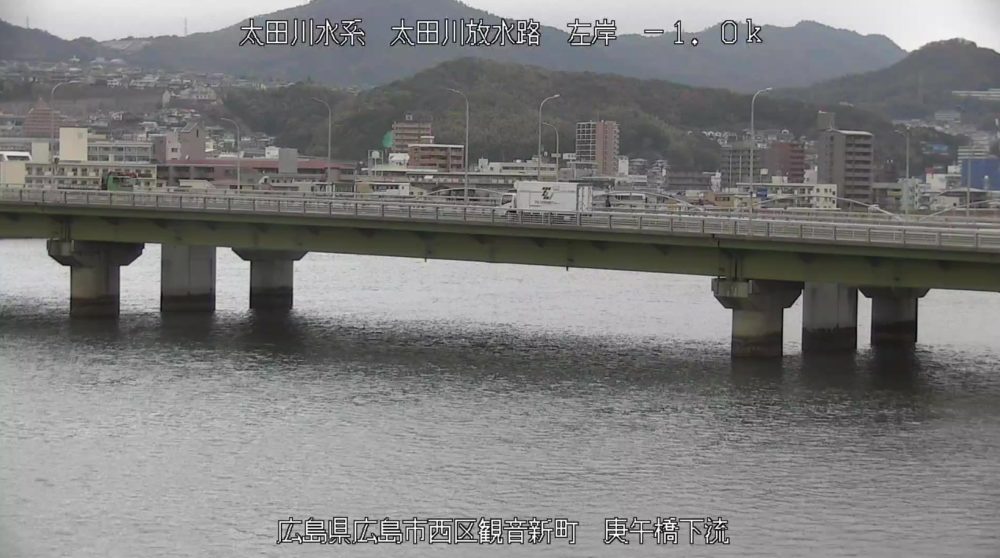 太田川放水路左岸‐1.0K