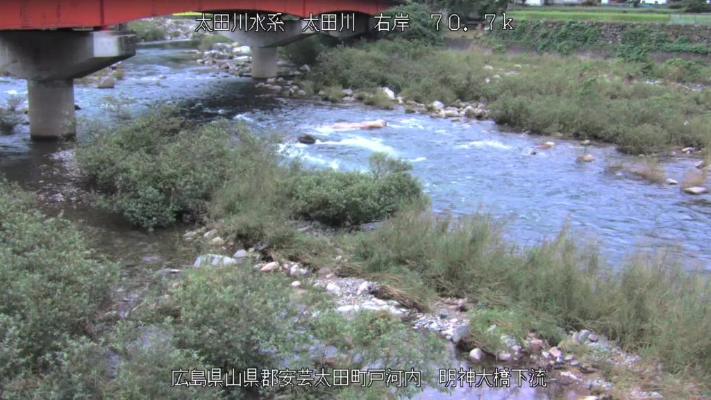 太田川明神大橋下流