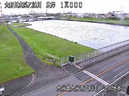 乙津川左岸1.0K三ツ川