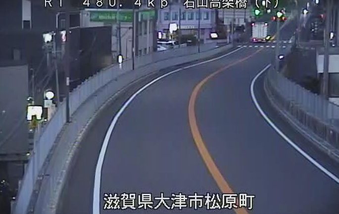 国道1号480.4KP石山高架橋