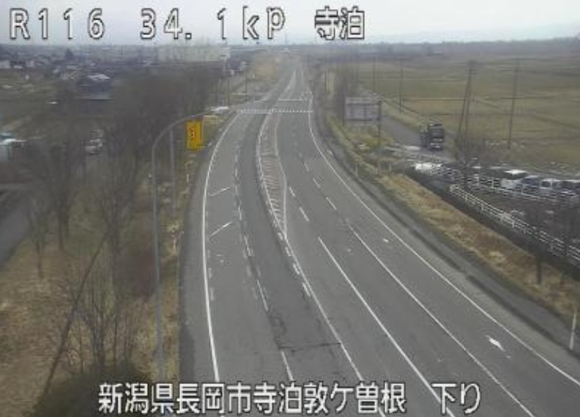 国道116号34.1KP寺泊