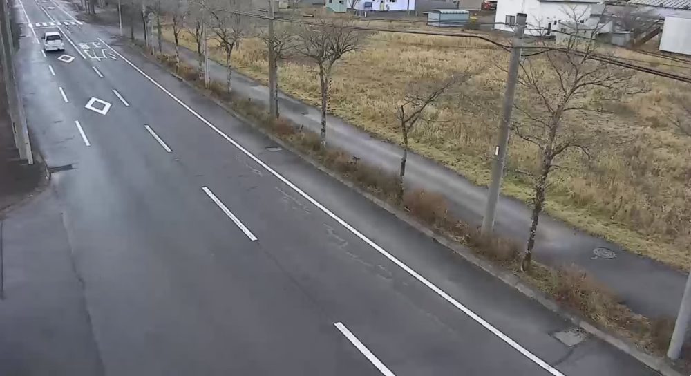 厚岸町道道14号白浜橋付近