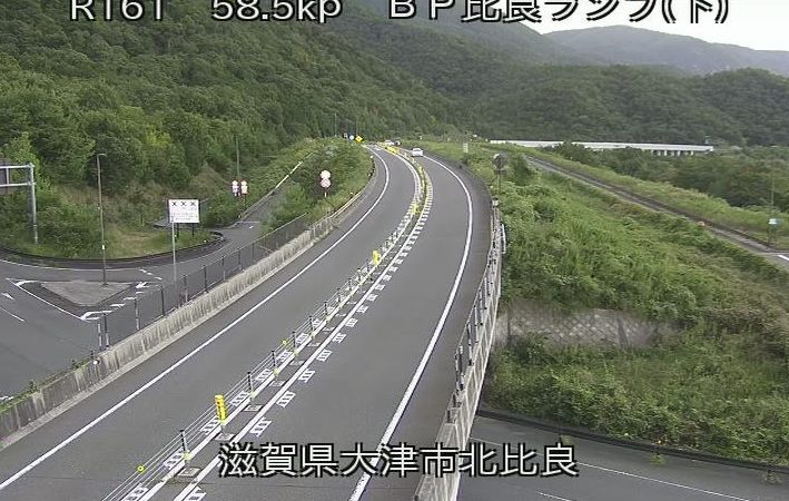 国道161号58.5KP比良ランプ