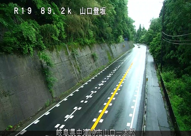 国道19号89.2K山口登坂