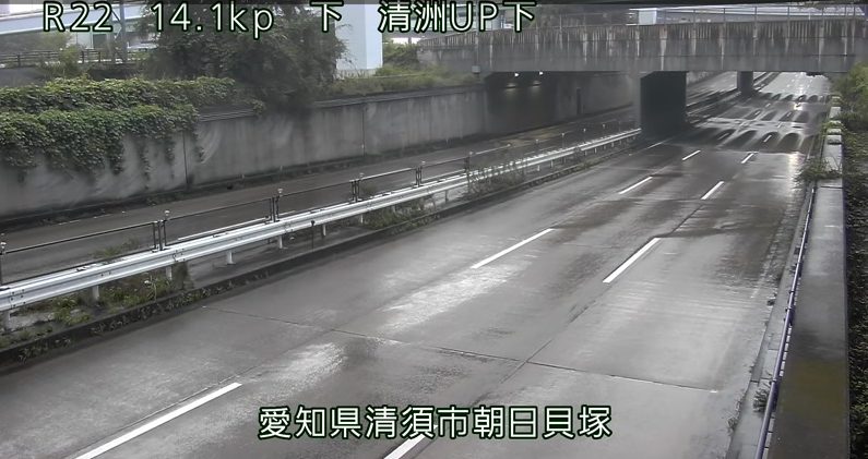 国道22号14.1KP清洲アンダーパス下