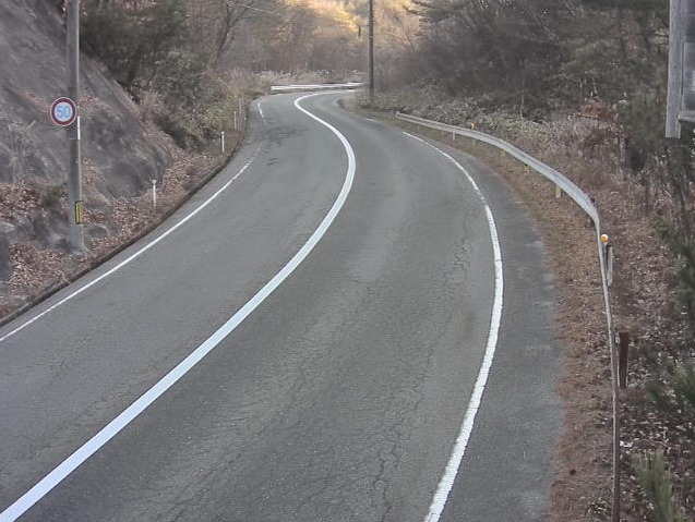 広島県道23号庄原東城線帝釈始終