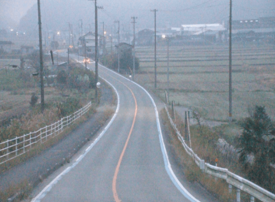 愛媛県道24号大洲市春賀