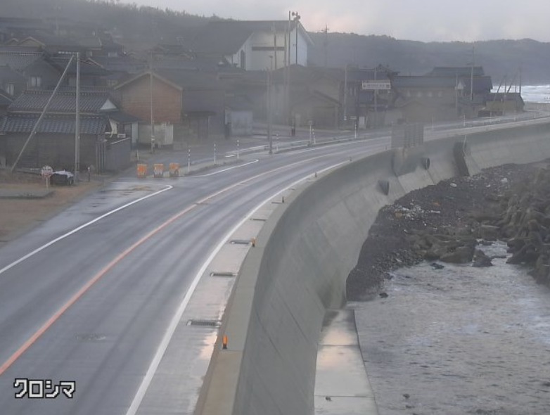 国道249号門前町黒島町