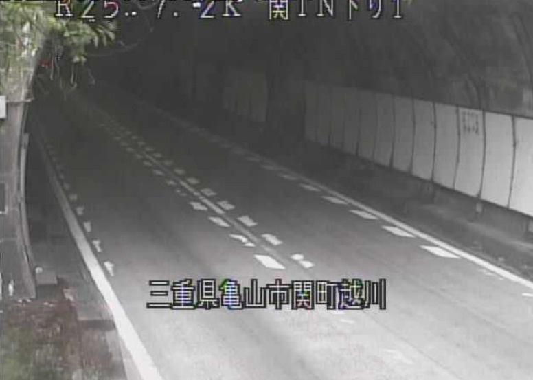 国道25号名阪国道7.2K関トンネル下り1