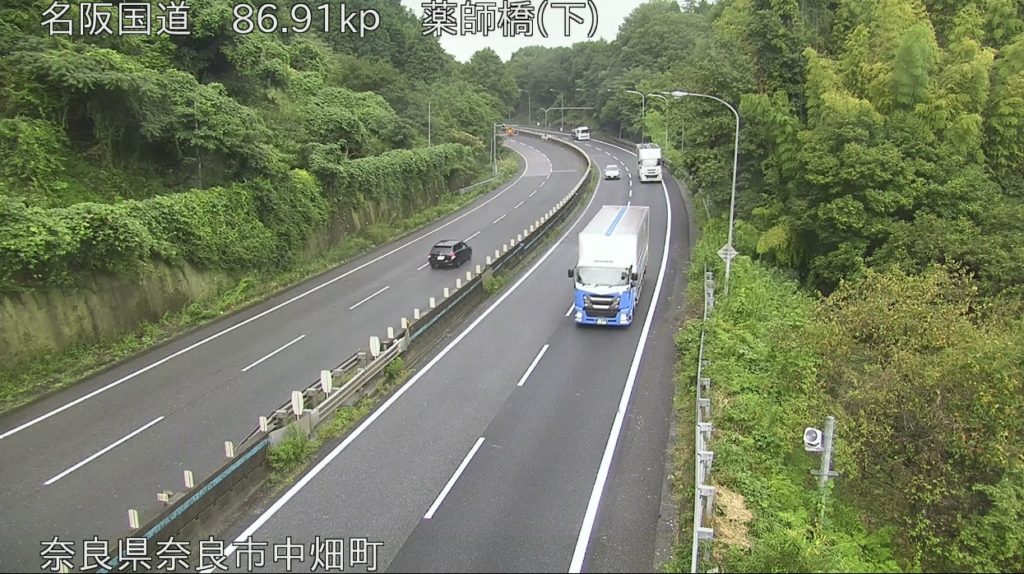 名阪国道86.91KP