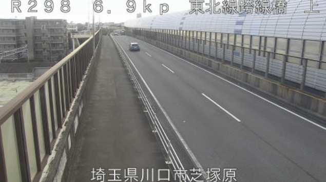 国道298号JR東北線跨線橋