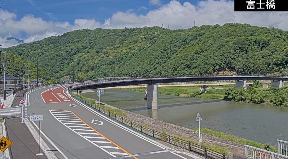 富士川町県道4号線富士橋