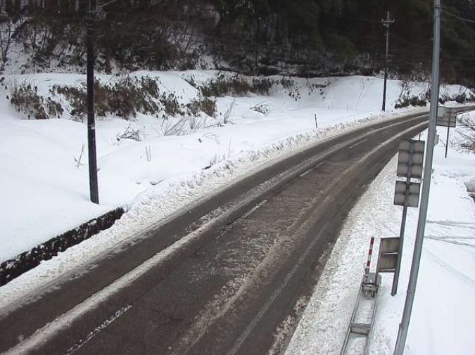 富山県道42号小矢部市小森谷