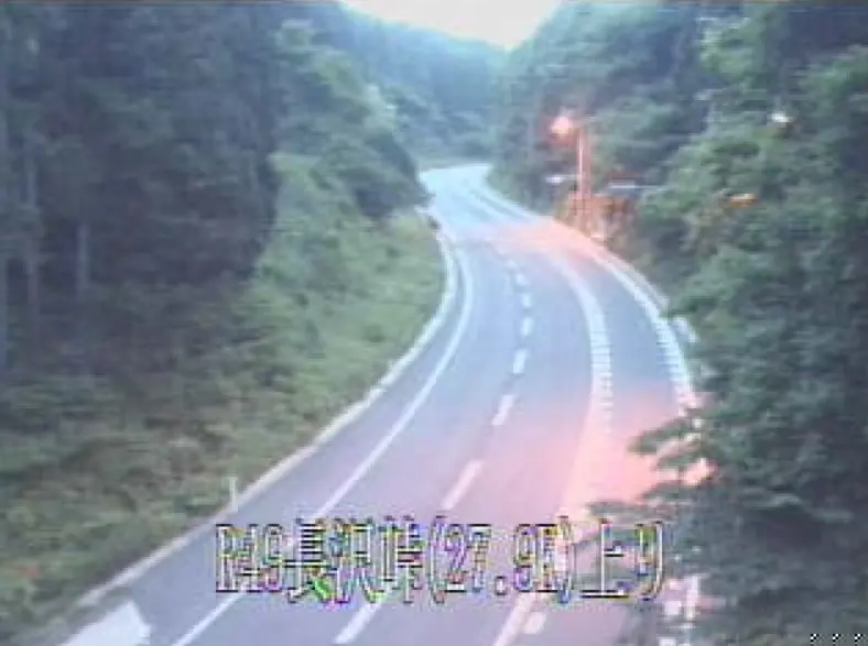 国道49号27.9KP長沢峠