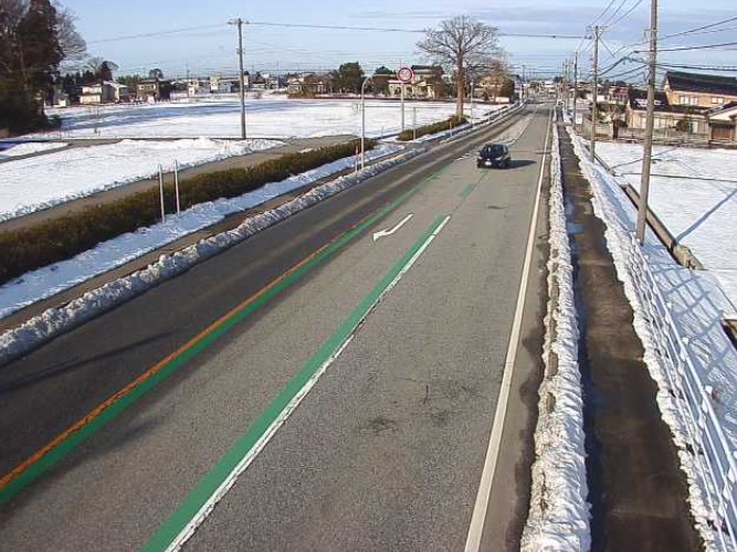 富山県道53号黒部市荻生