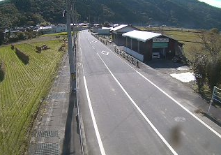 鳥取県道6号八頭町日田