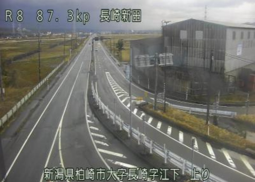 国道8号87.3KP長崎新田