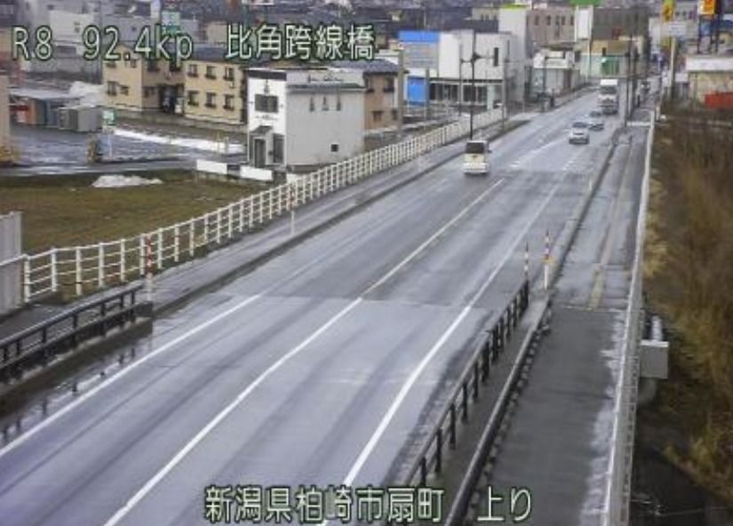 国道8号92.4KP比角跨線橋