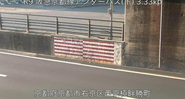 国道9号阪急京都線アンダーパス