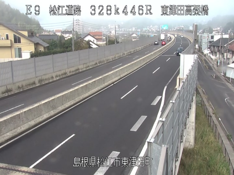 国道9号328K東津田高架橋