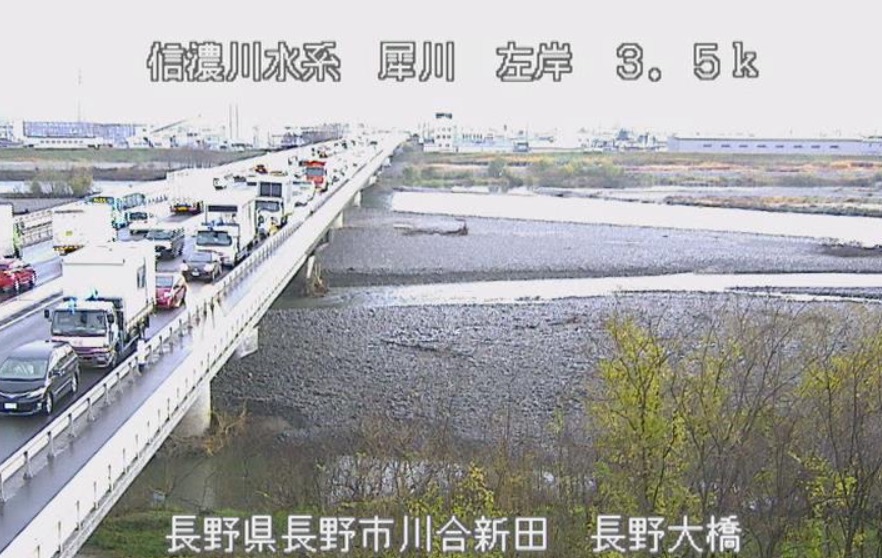 犀川左岸3.5K長野大橋