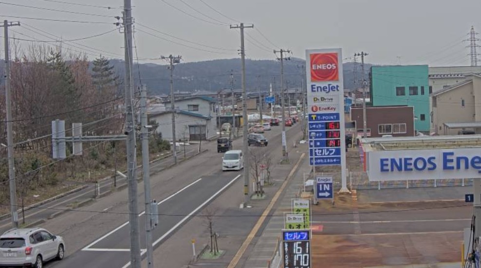 新潟県立三条高校付近