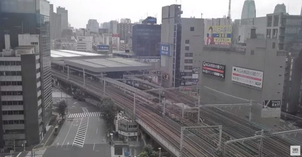 東京・新橋駅方面