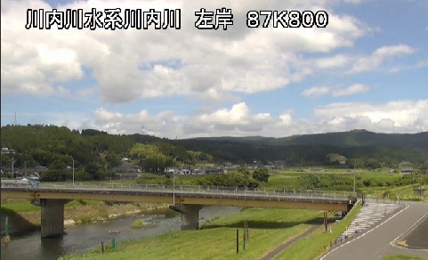 川内川左岸87.8K栗野橋