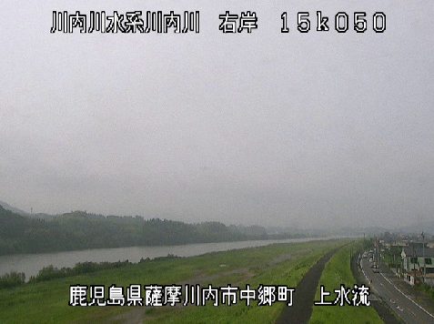 川内川右岸15.050K