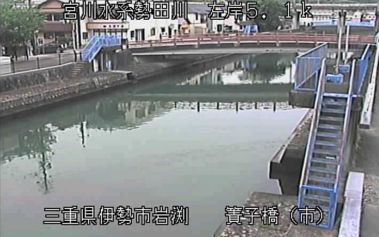 勢田川左岸5.1K簀子橋