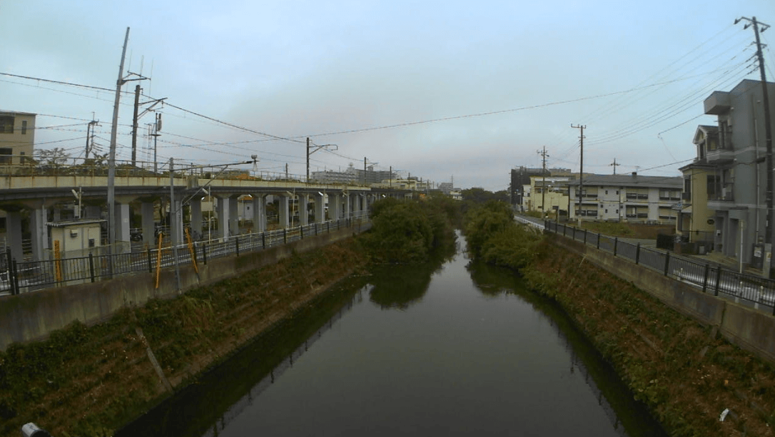 新坂川新松戸