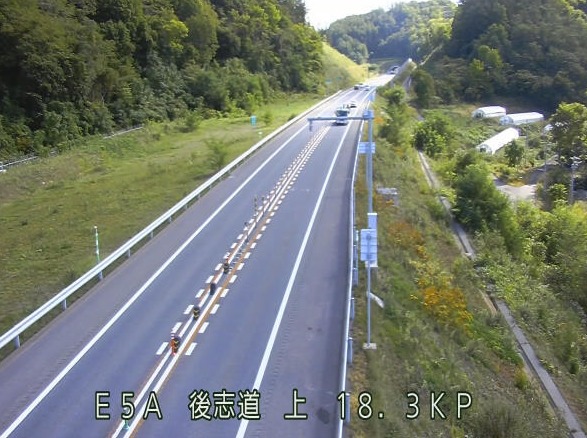 後志自動車道18.3KP