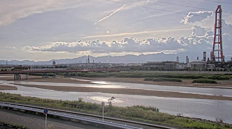 鈴鹿川磯津西公園付近