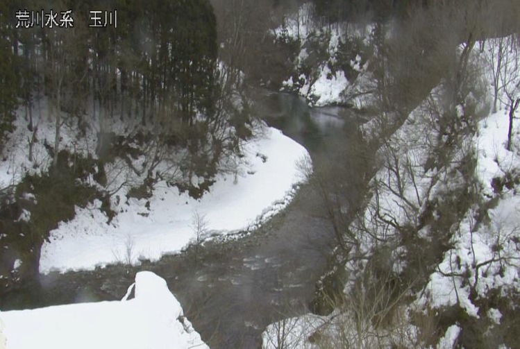 玉川足水川合流地点