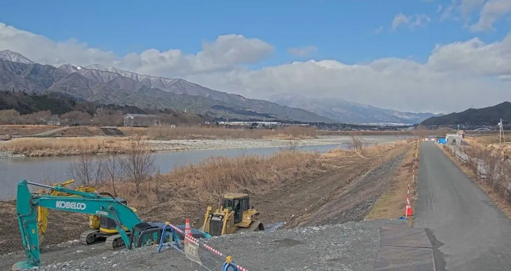 天竜川左岸179.4KPライブカメラ | 長野県駒ヶ根市中沢 | ライブ