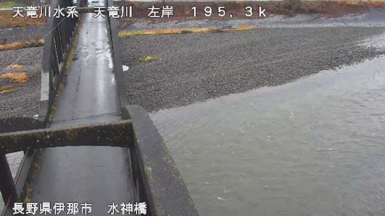 天竜川左岸195.3K水神橋