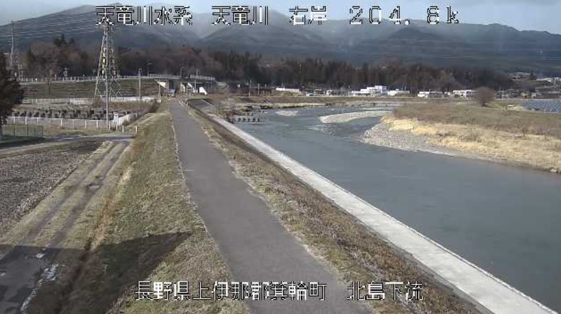 天竜川右岸204.8K北島下流